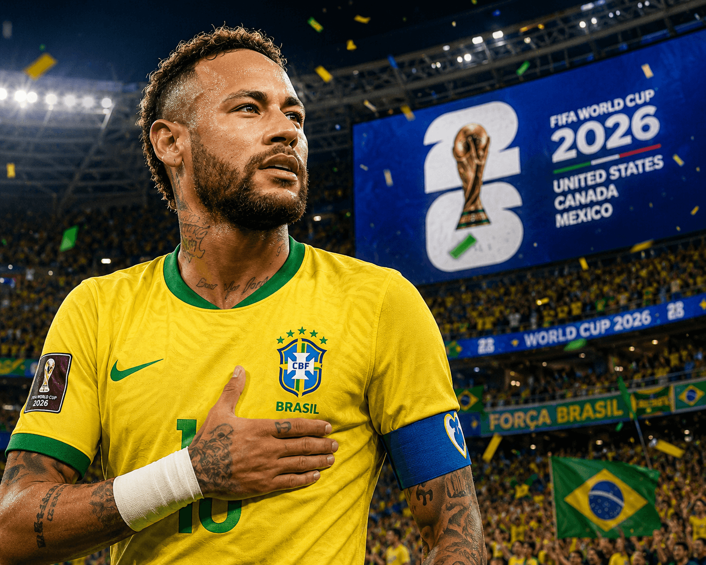 Brazil Fans Erupt as Neymar Officially Secures Spot at the 2026 World Cup